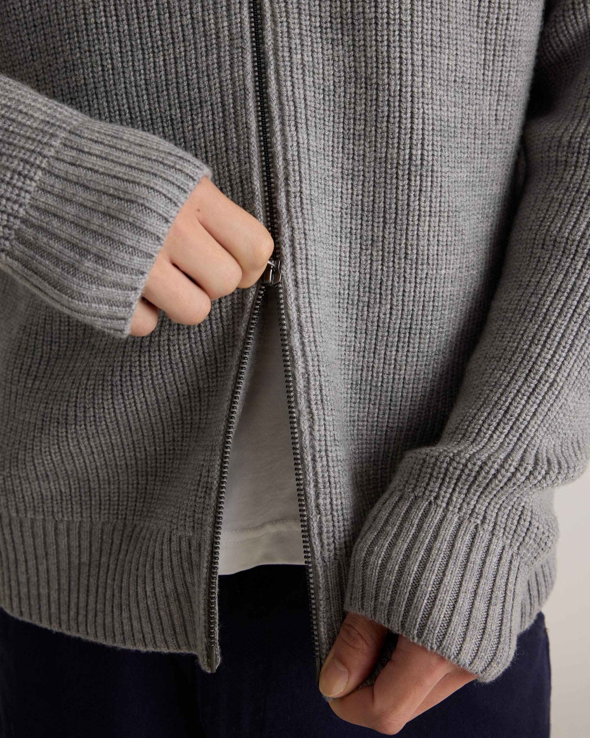 Quince | Men's Australian Merino Wool Full Zip Sweater Size XL Product Image