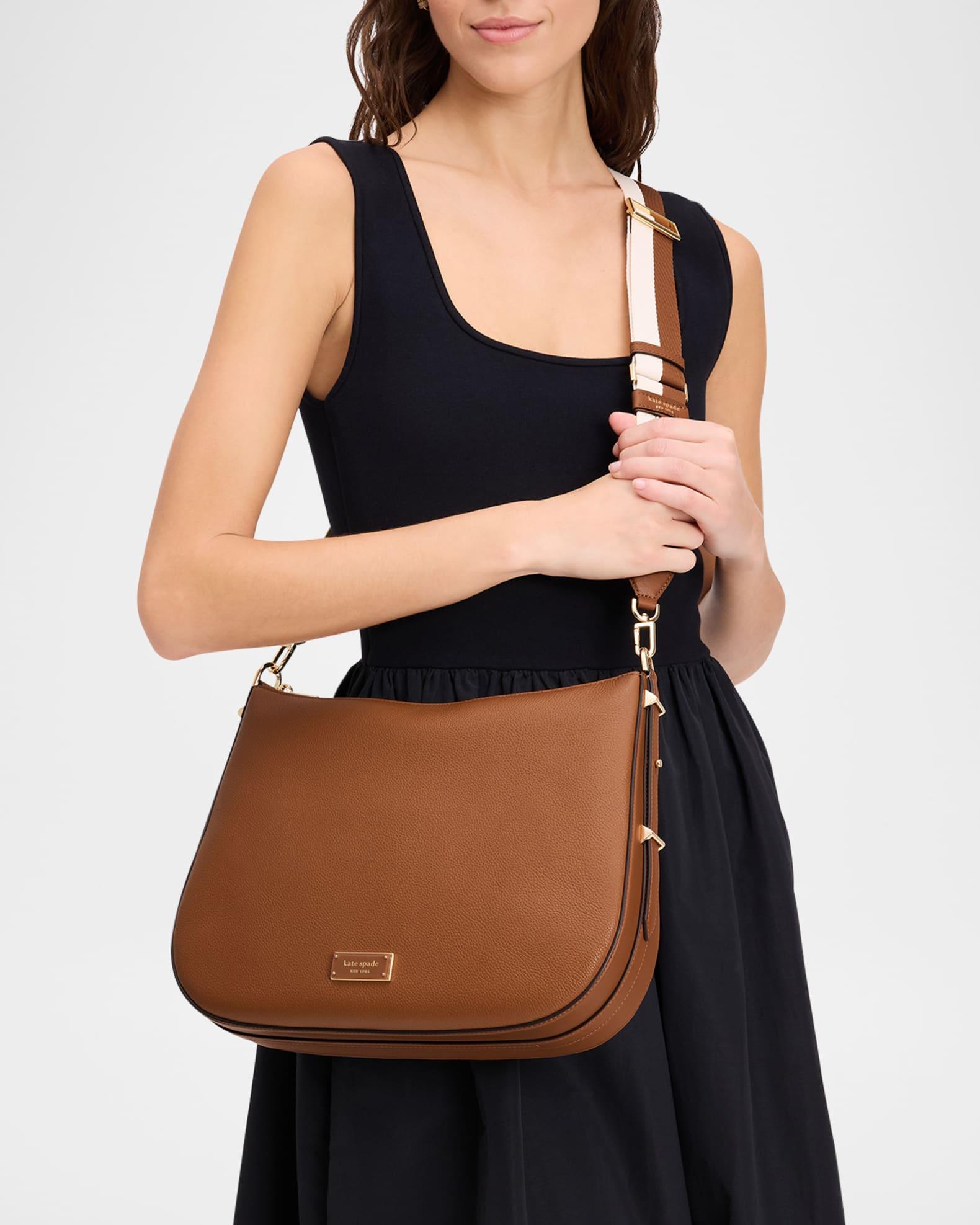 liv large pebbled leather hobo bag Product Image
