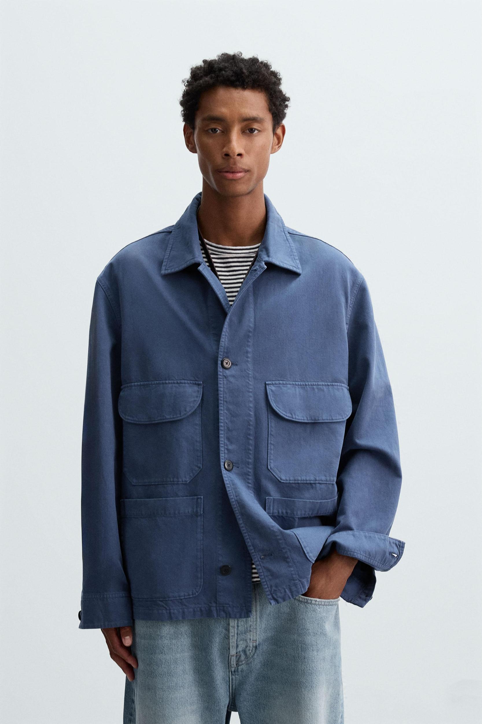 WASHED POCKET JACKET Product Image