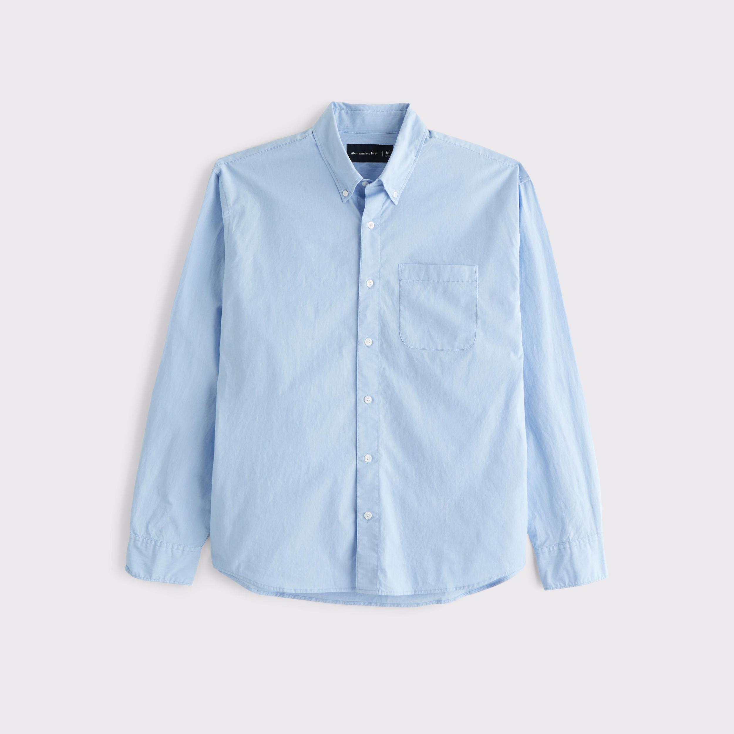 Poplin Button-Up Shirt Product Image