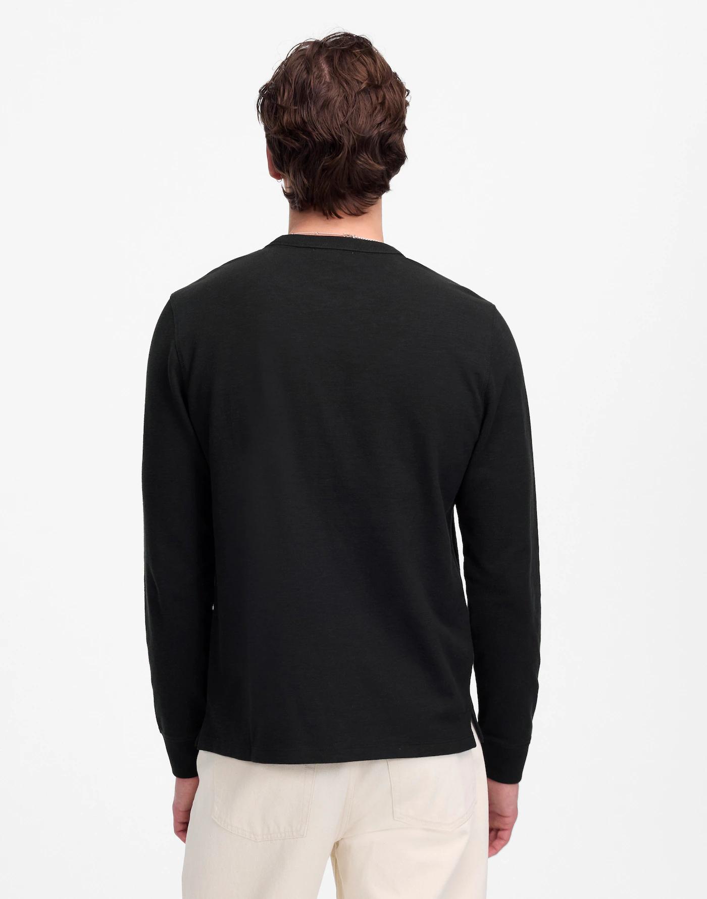 Heavyweight Slub Cotton Long-Sleeve Tee Product Image