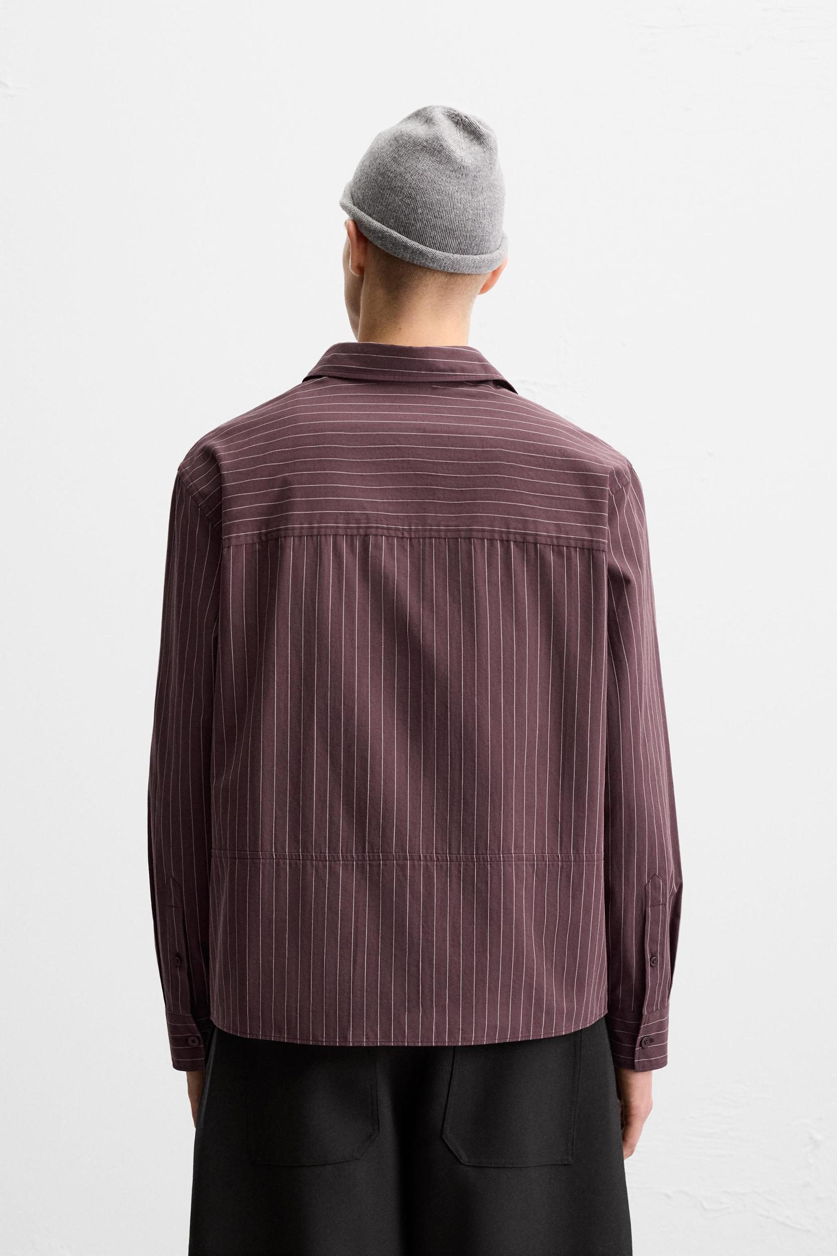 STRIPED COTTON SHIRT Product Image