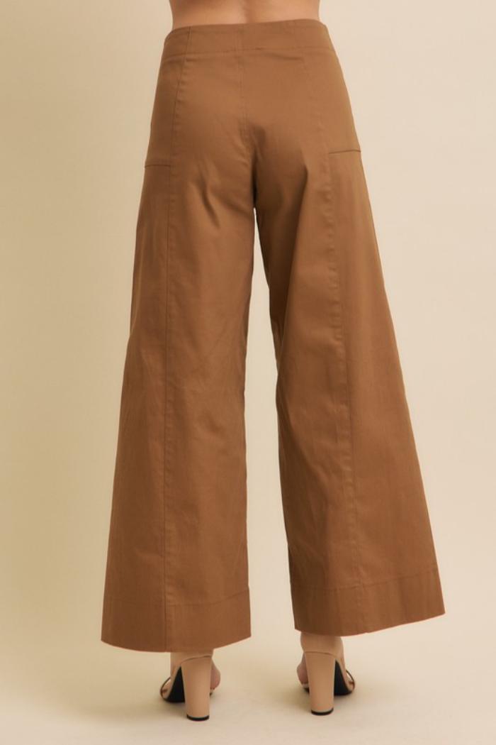 Wide Leg Stretch Pant Product Image