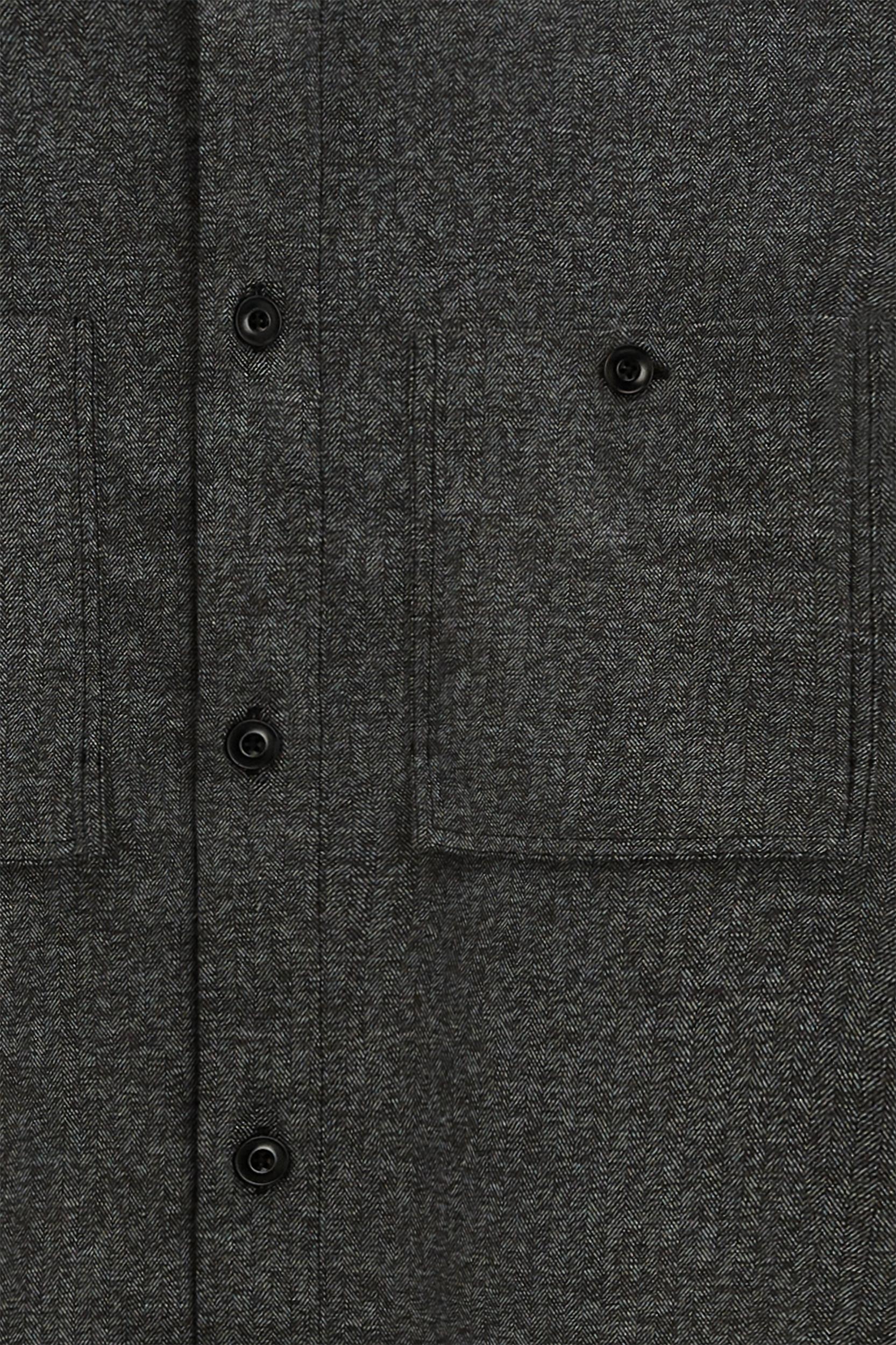 Brushed Form Overshirt. Product Image