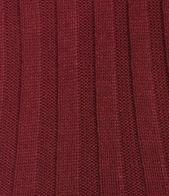 French Connection Babysoft Rib Knit Crew Neck Long Sleeve Fit and Flare Maxi Dress Product Image