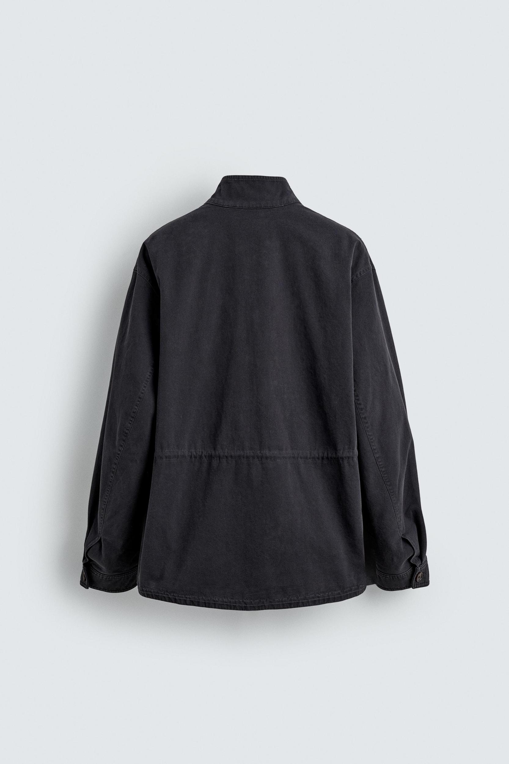 WASHED UTILITY POCKET JACKET Product Image