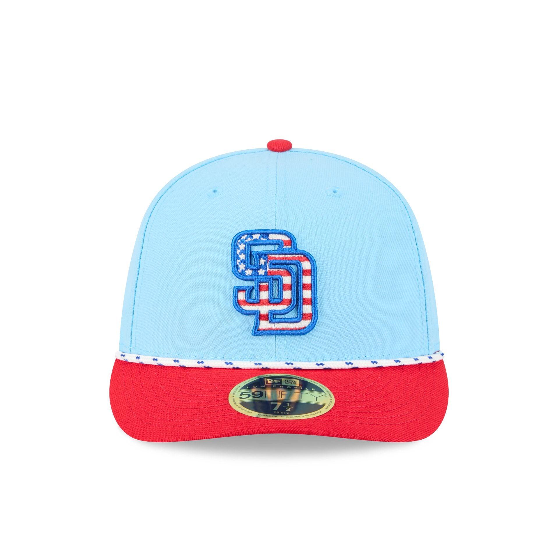 San Diego Padres Independence Day 2025 Low Profile 59FIFTY Fitted Hat Male Product Image