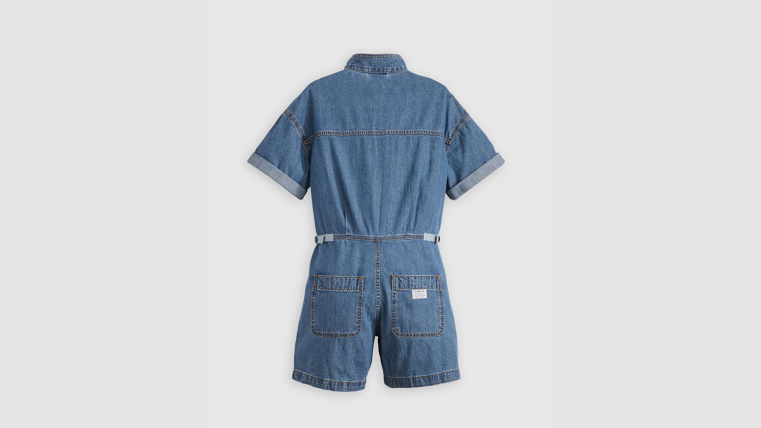 Short Sleeve Surplus Romper Product Image