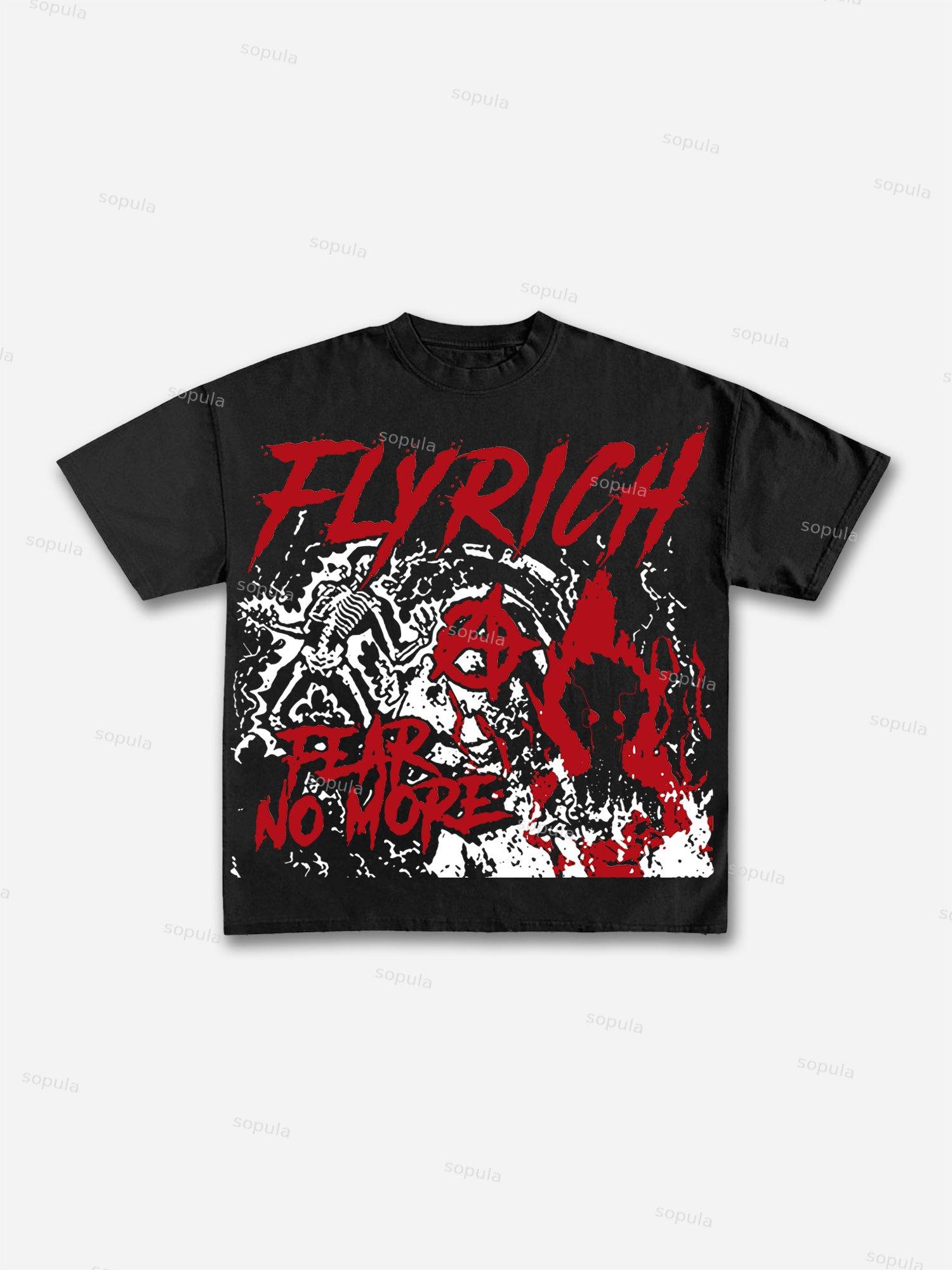 Unisex Fly Rich Graphic T-Shirt Product Image
