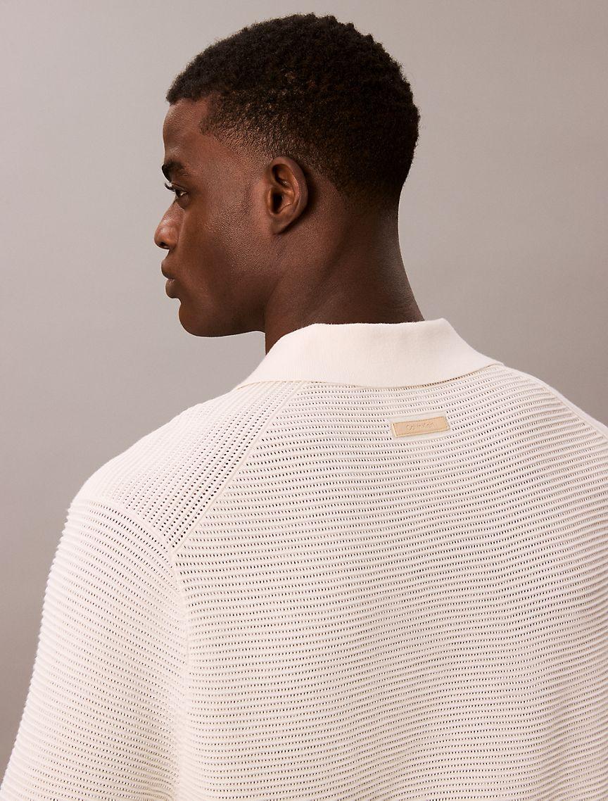 Tech Knit Sweater Polo Shirt Product Image