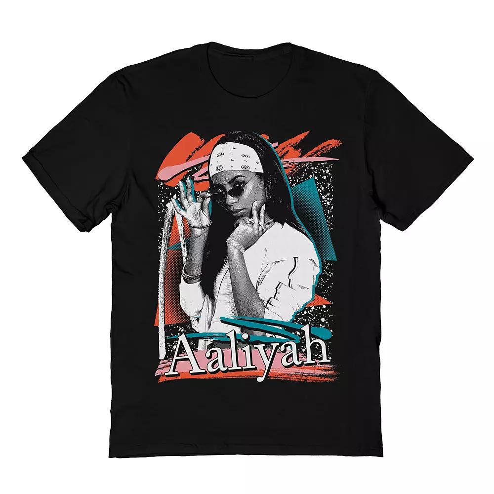 Men's Aaliyah Retro 2 Tee, Size: Small, Black Product Image