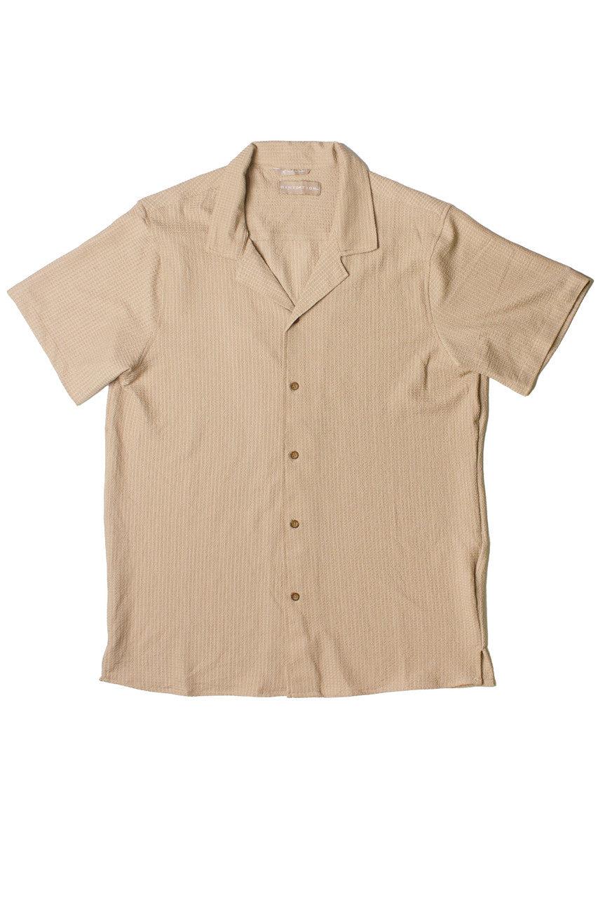 Lightweight Textured Button Up Shirt Product Image
