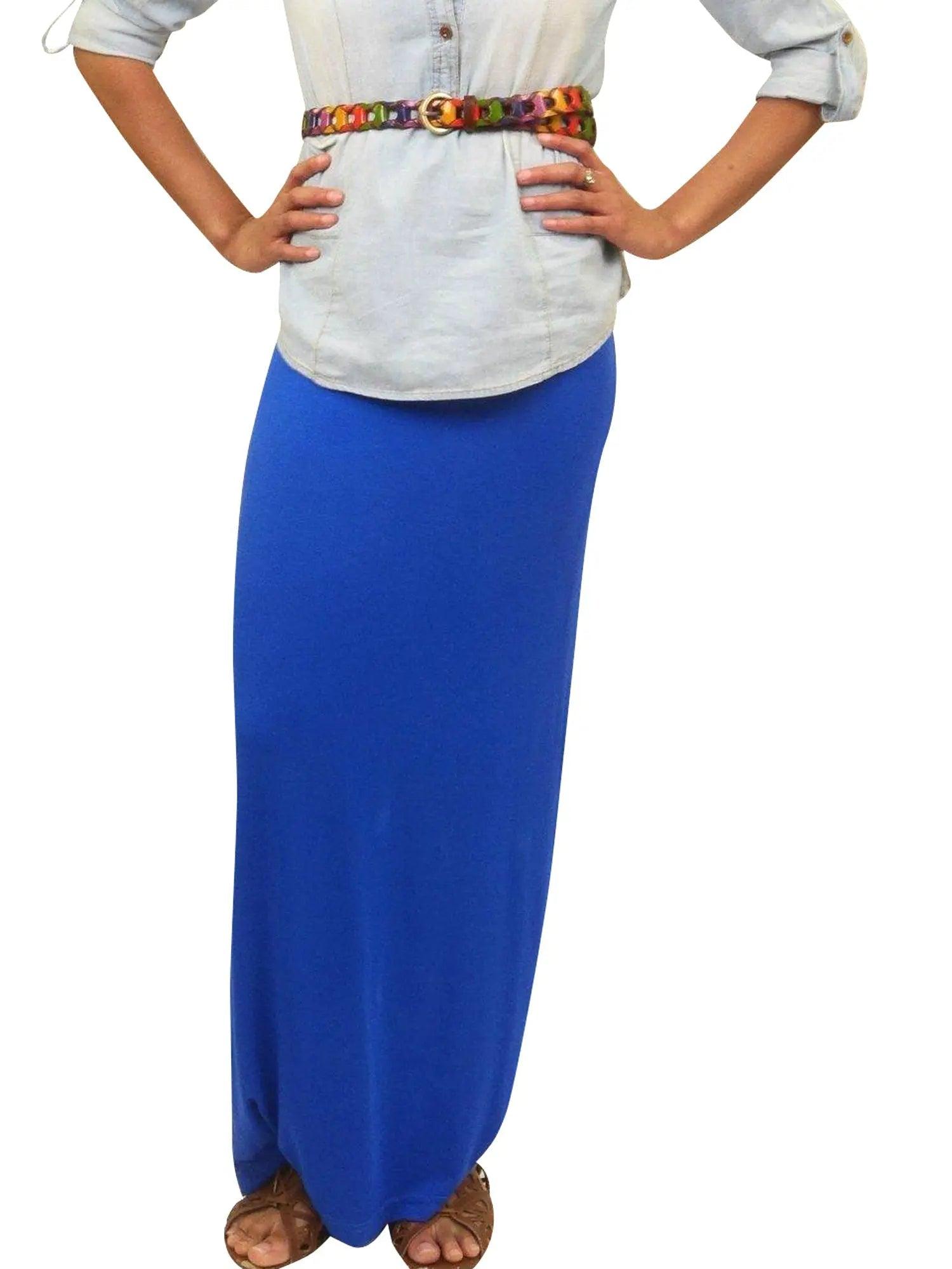 Hard Tail Modal Maxi Skirt SIR-12 Product Image