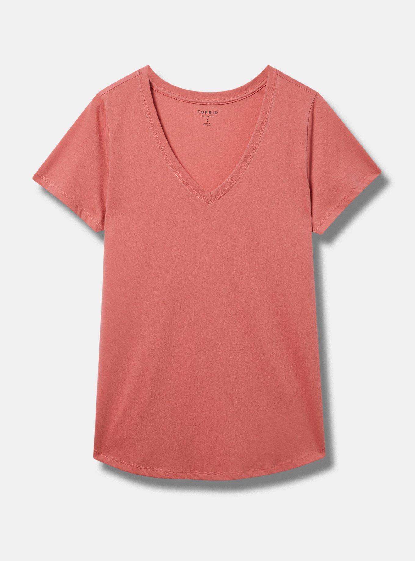 Girlfriend Signature Jersey V-Neck Tee Product Image