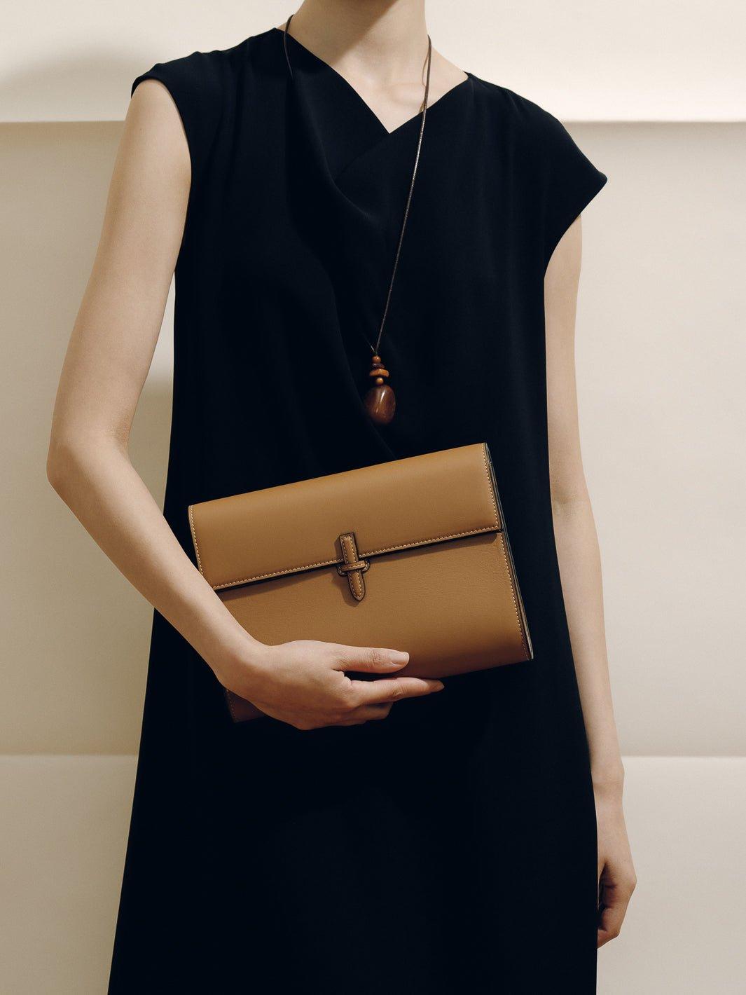 The Large Soft Clutch in Nappa Product Image