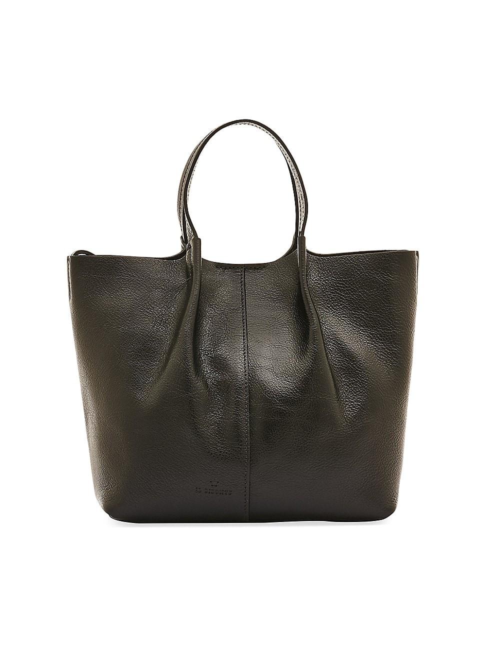Womens Nina Leather Tote Bag Product Image