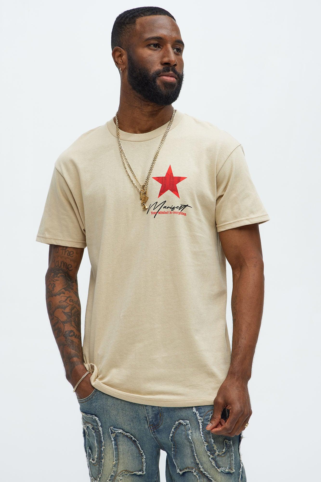 Manifest Your Best Short Sleeve Tee - Sand Product Image