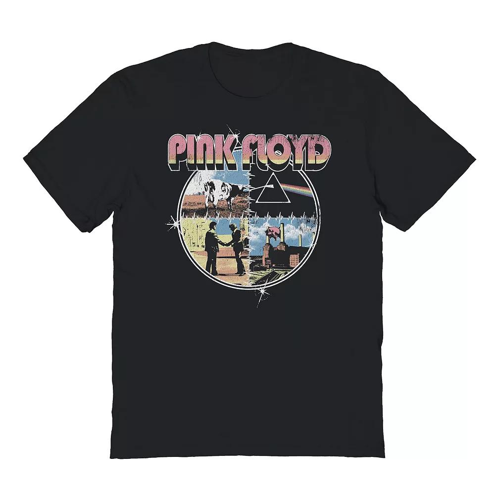 Men's Pink Floyd Graphic Tee, Size: Large, Black Product Image