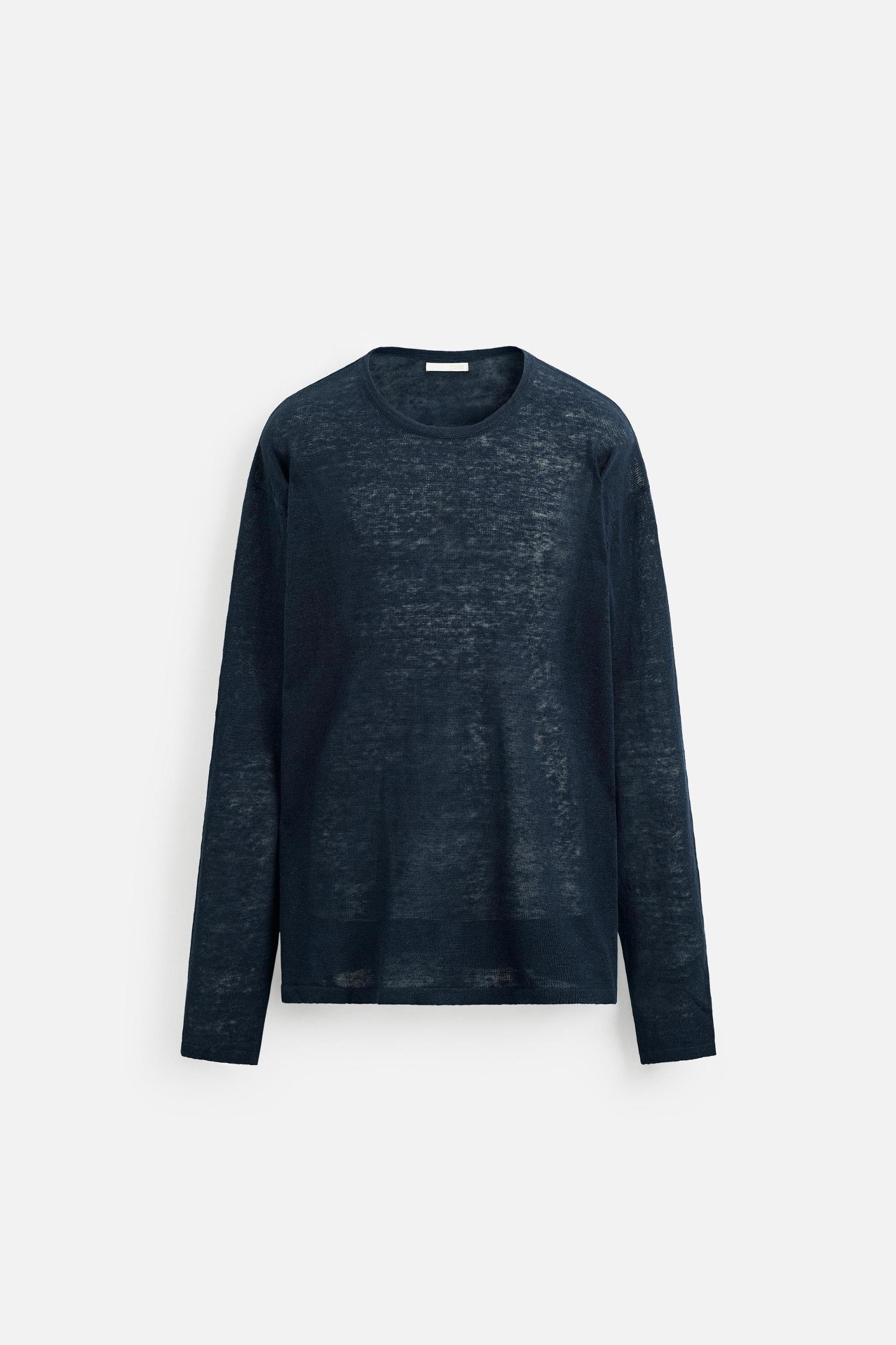 100% LINEN SWEATER Product Image
