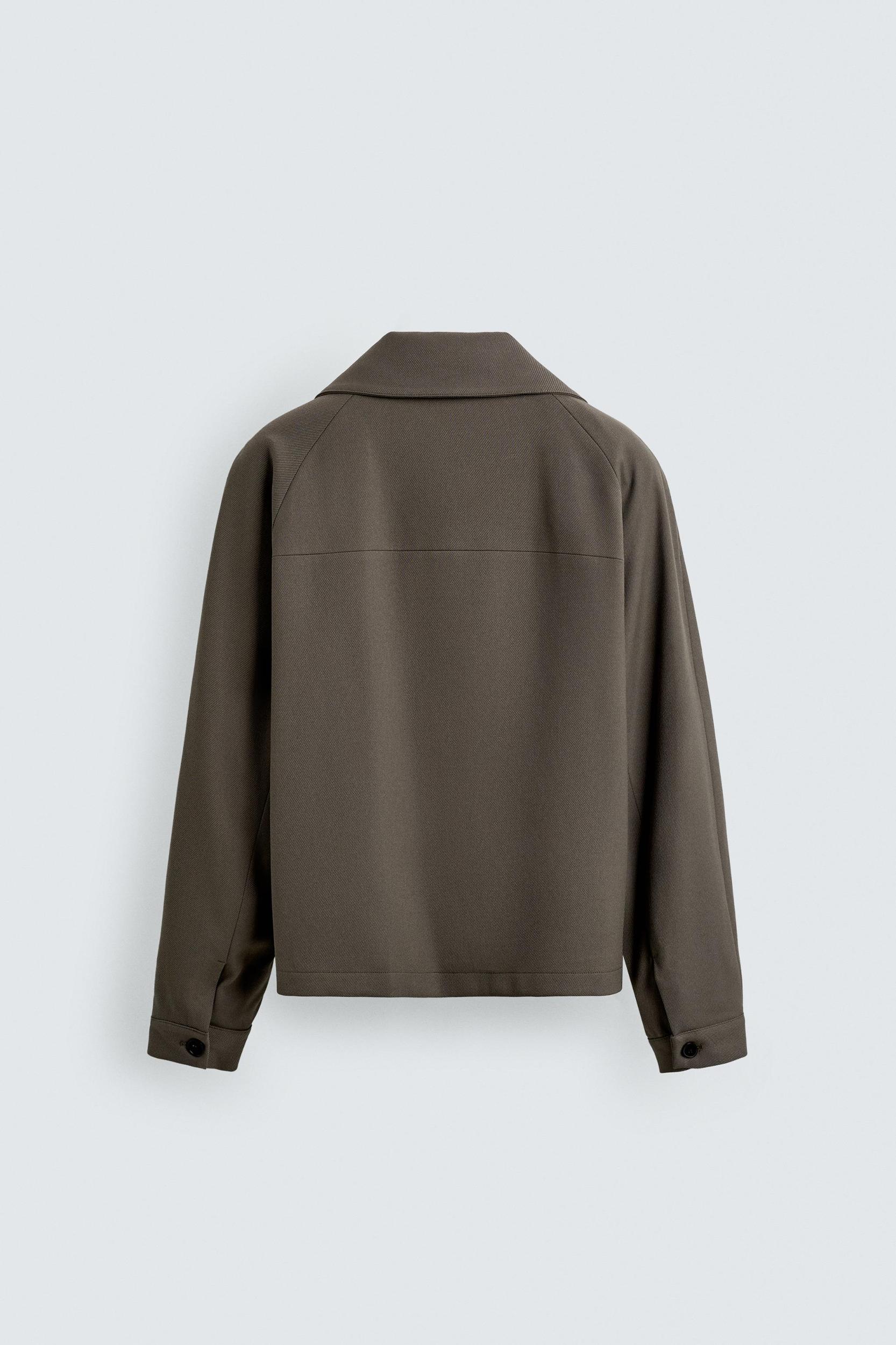 TWILL TEXTURED OVERSHIRT Product Image