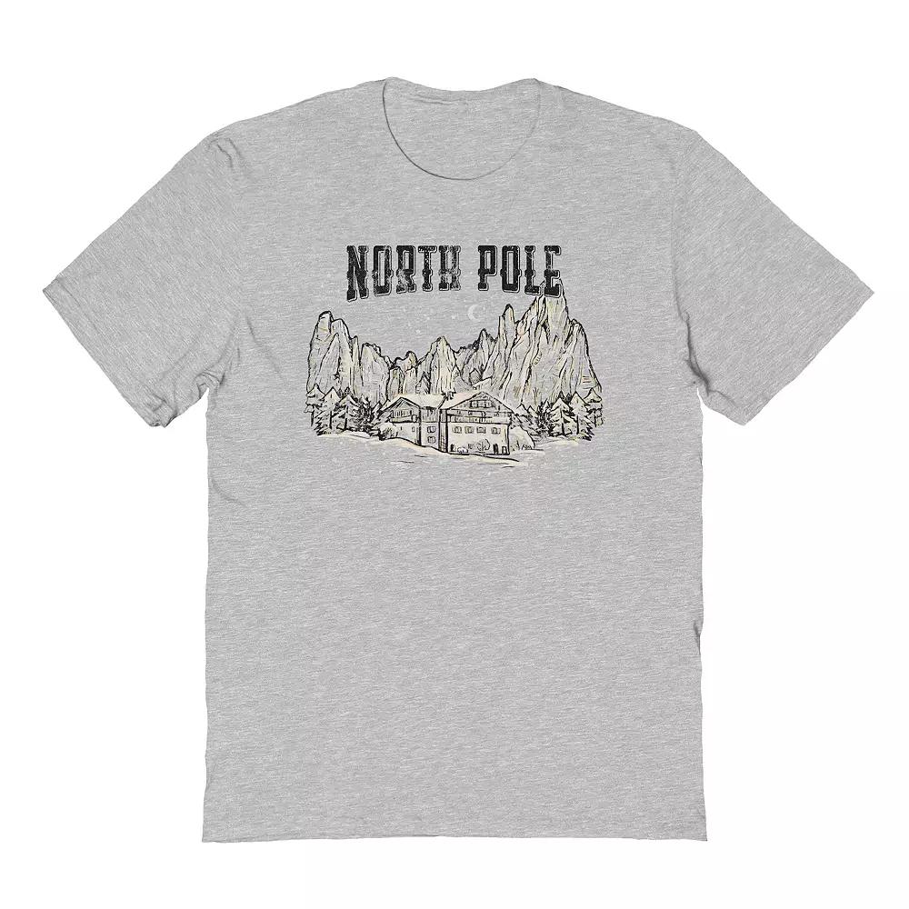 Men's North Pole Cabin Graphic Tee, Adult Unisex,  Product Image