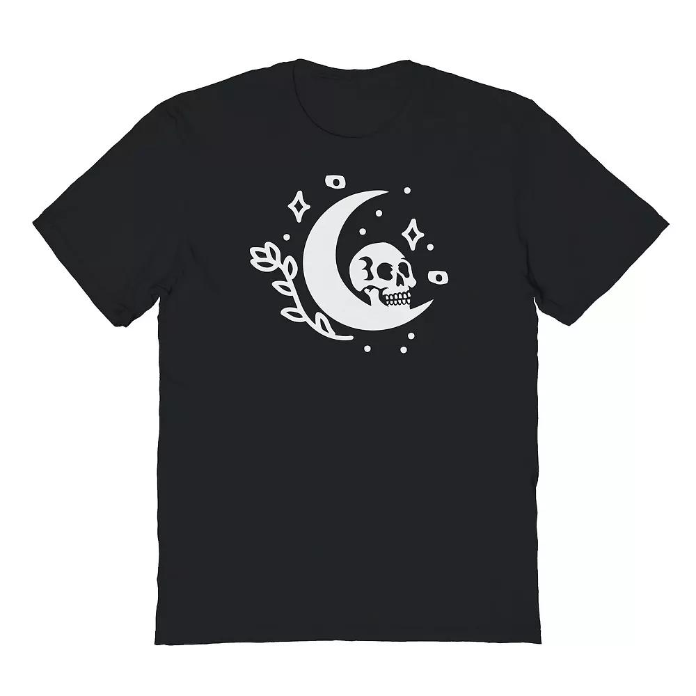 Men's Moth Coffin Front Halloween Graphic Tee, Adult Unisex,  Product Image