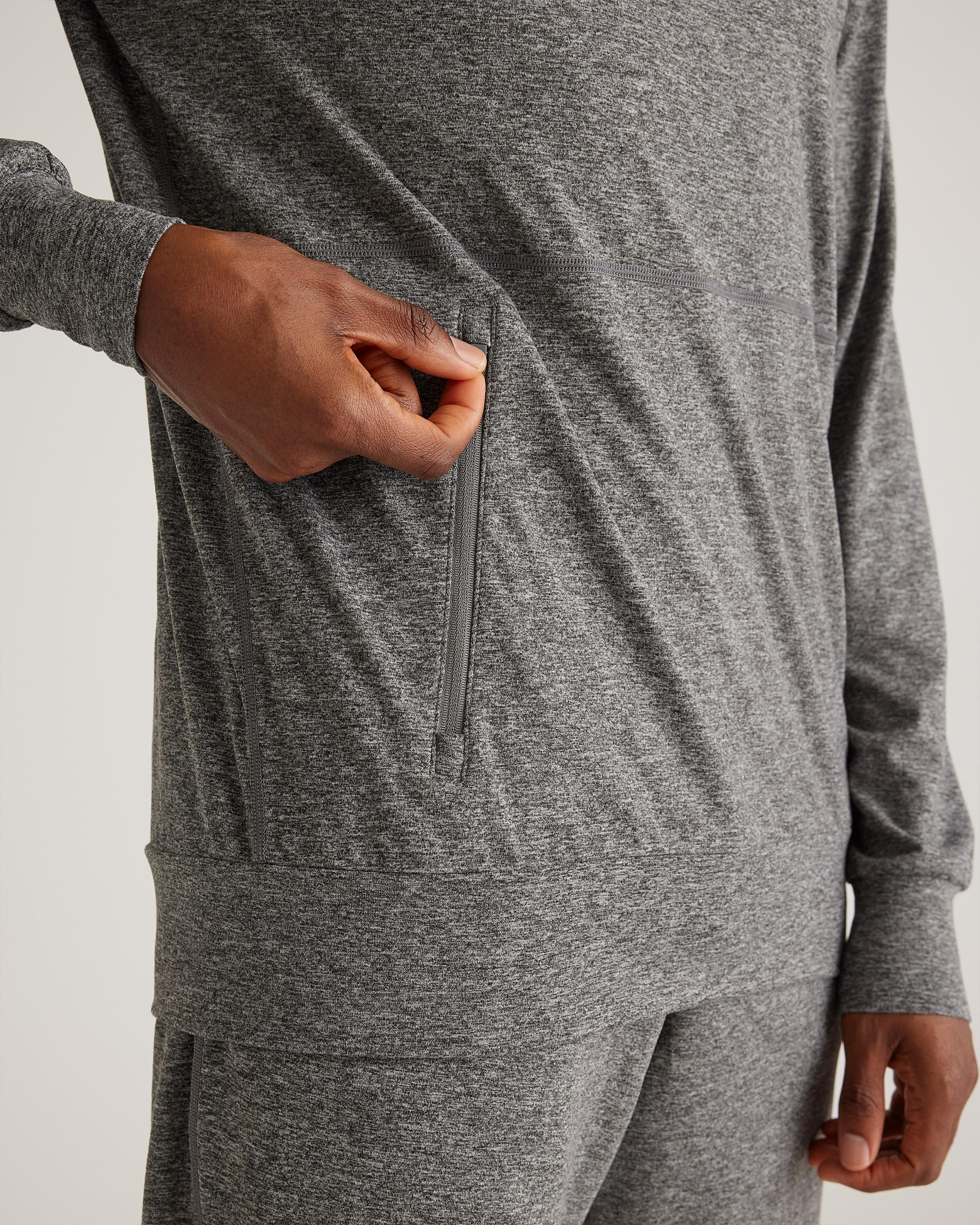 Quince | Men's Super Soft Performance Hoodie Pullover Flowknit Activewear, Recycled Polyester Product Image