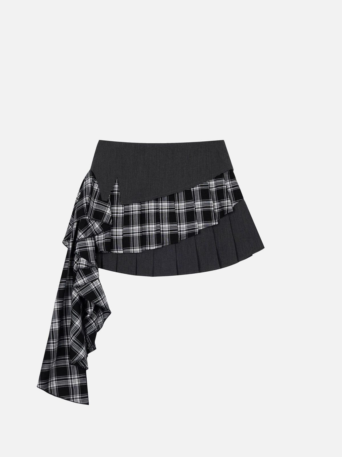 Aelfric Eden Chain Pleated Micro Mini Skirt Female Product Image