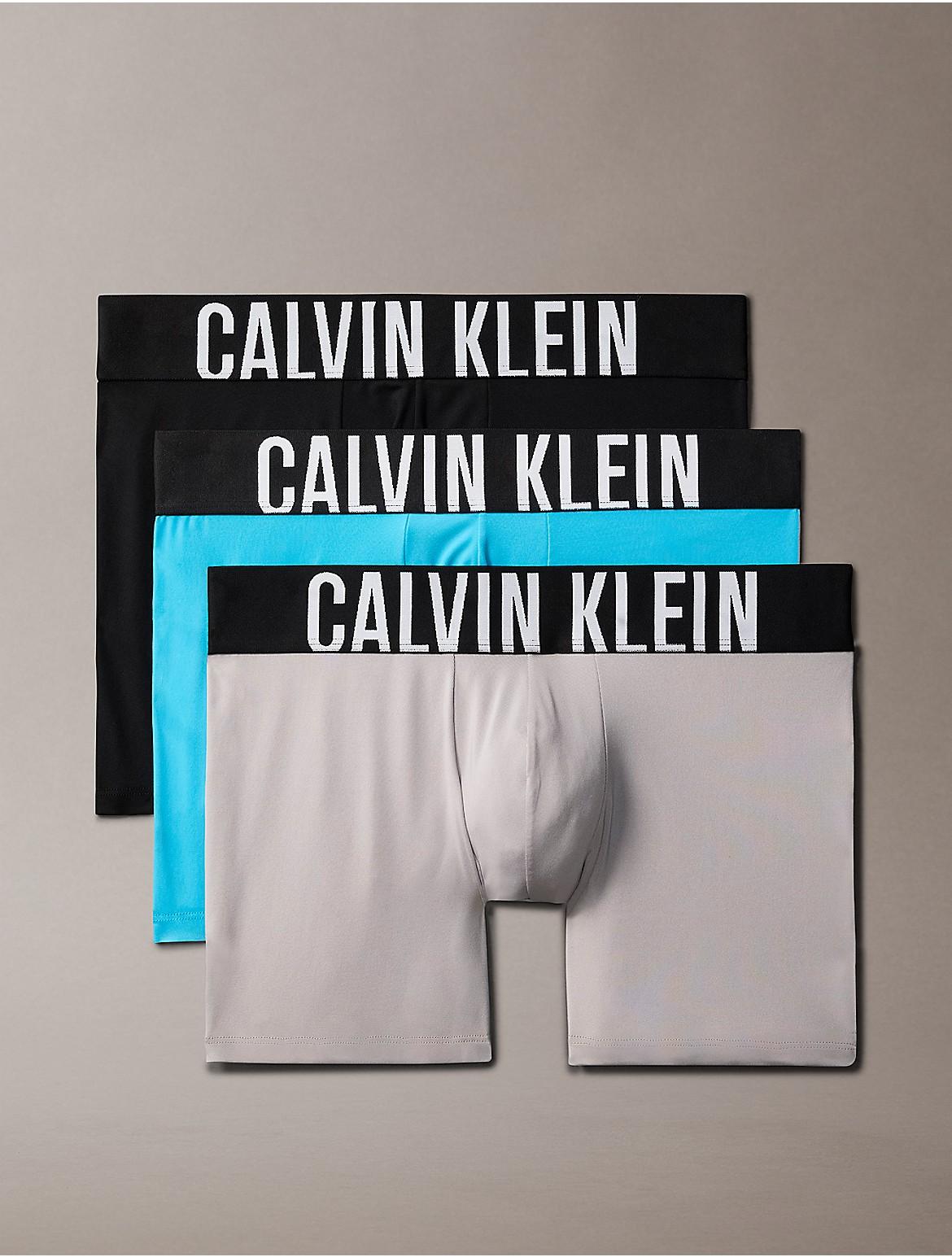 Calvin Klein Mens Intense Power Micro 3-Pack Boxer Brief - Blue Product Image