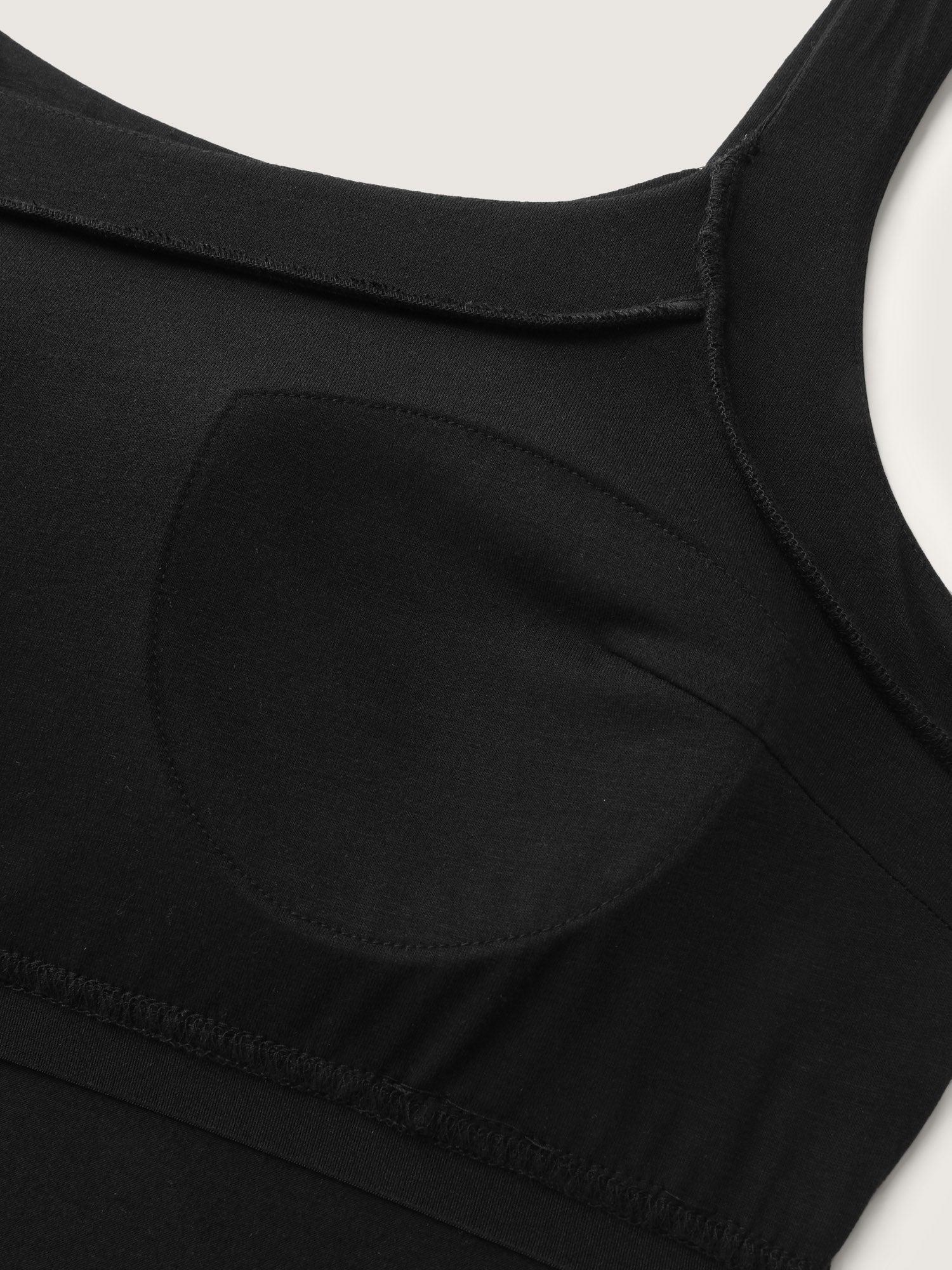 Supersoft Supportive Bra Fitted Plain Tank Top Female Product Image