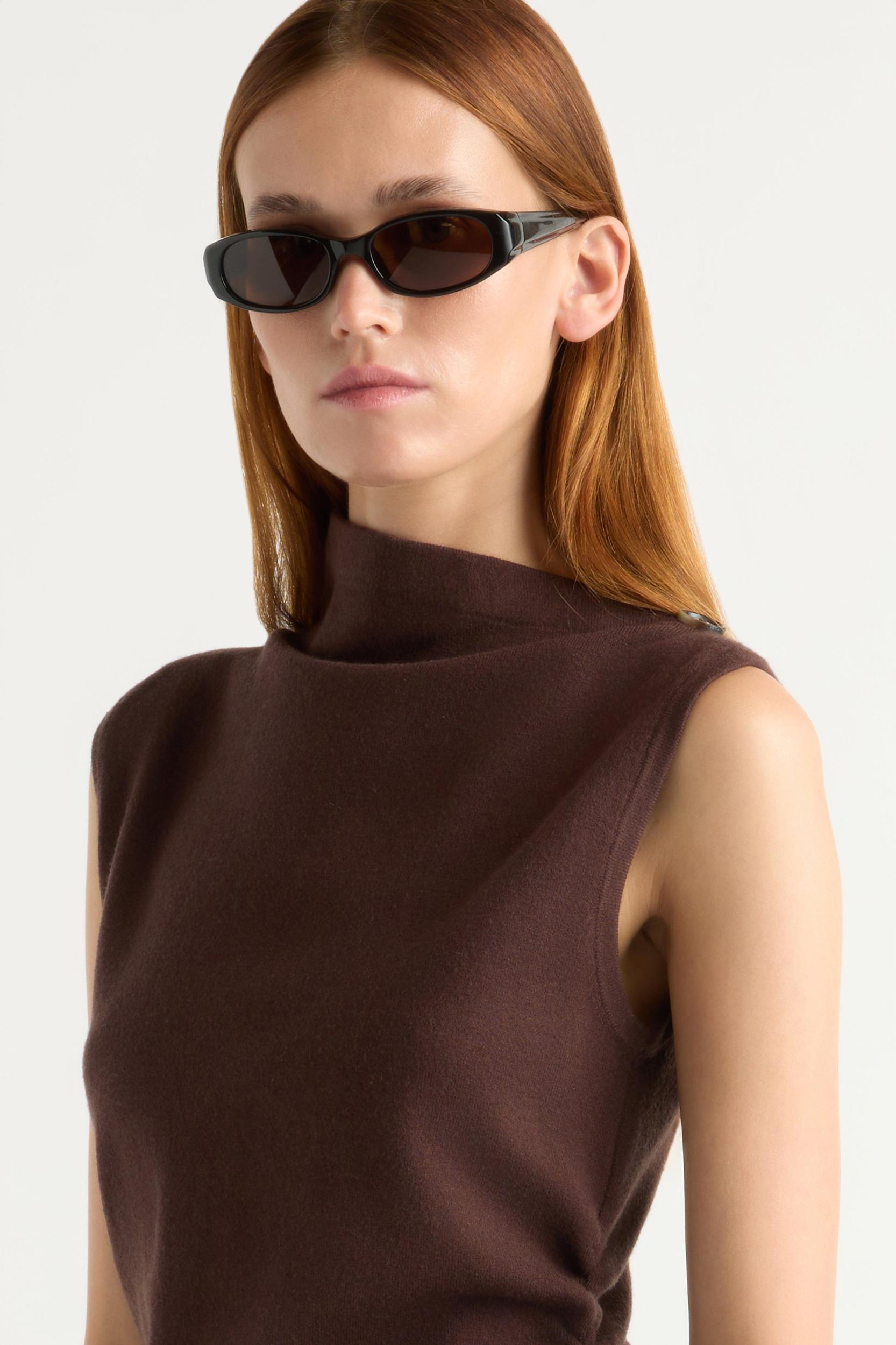 Abel Asymmetric-Neck Dress Product Image