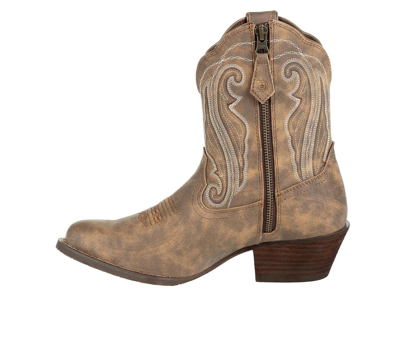 Women's Durango Crush Distressed Shortie Western Boots Product Image