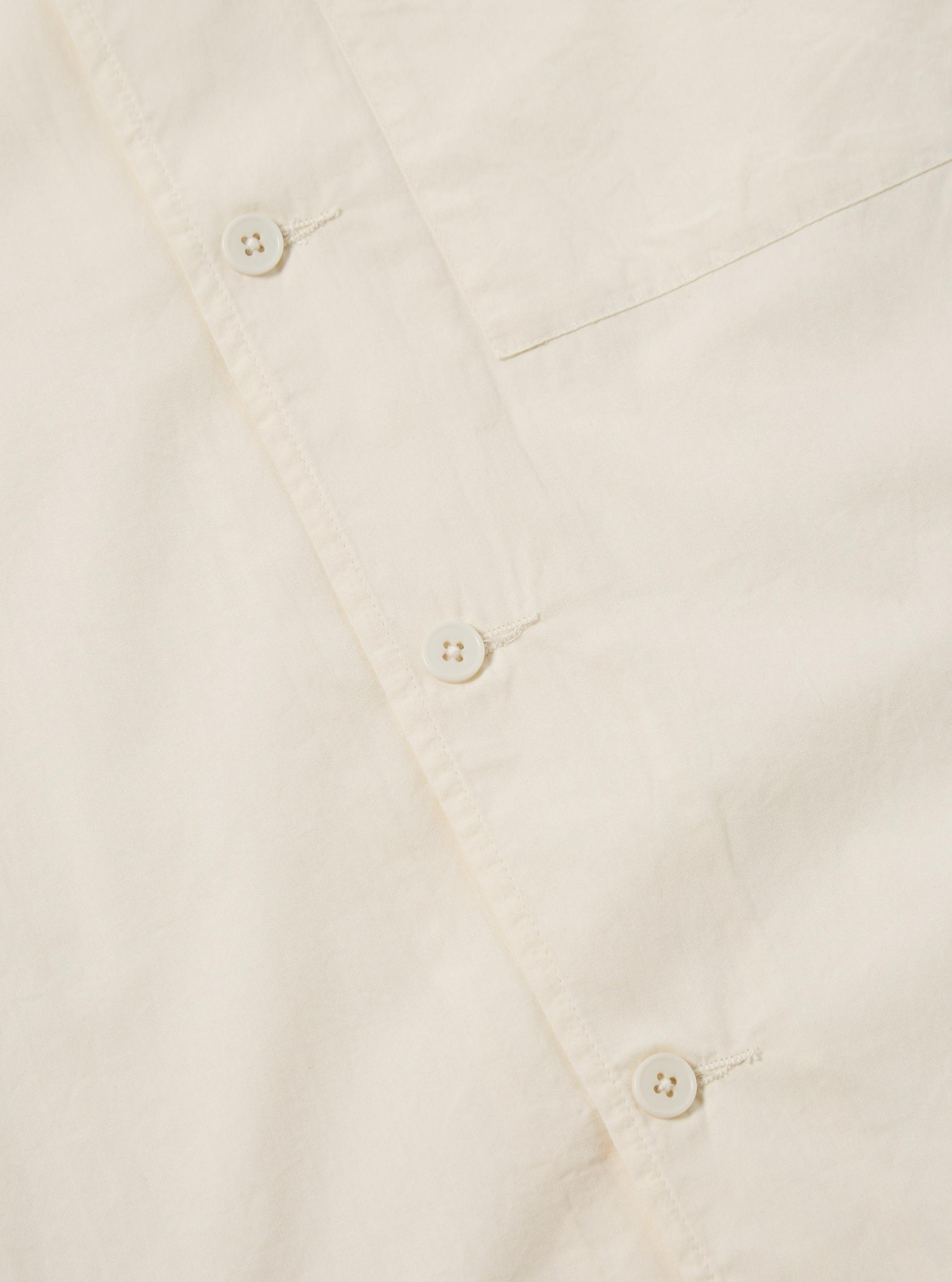 Flower Mountain x Universal Works Ecru Broadcloth Cruiser Shirt Product Image