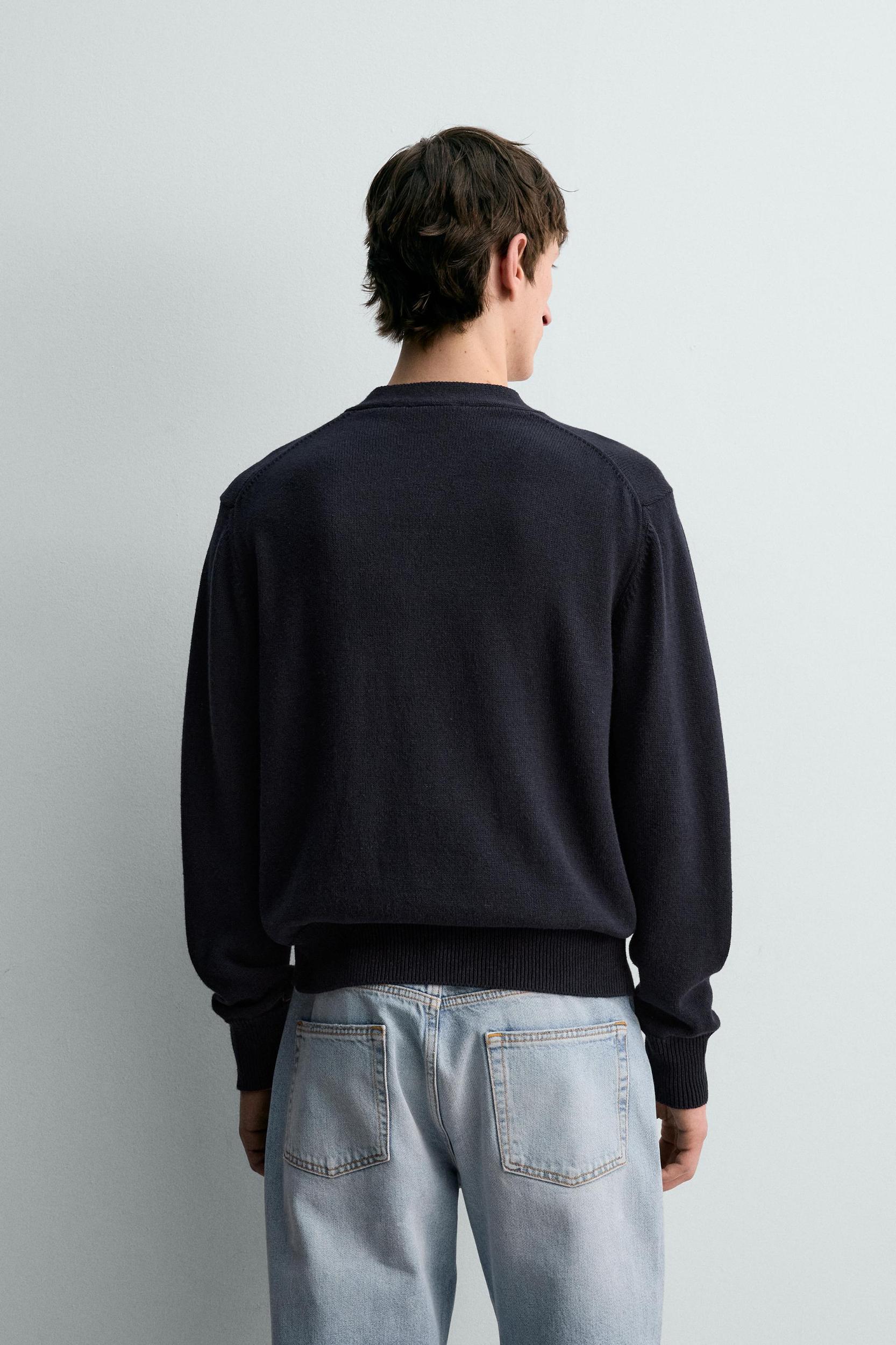COTTON - LINEN CARDIGAN Product Image