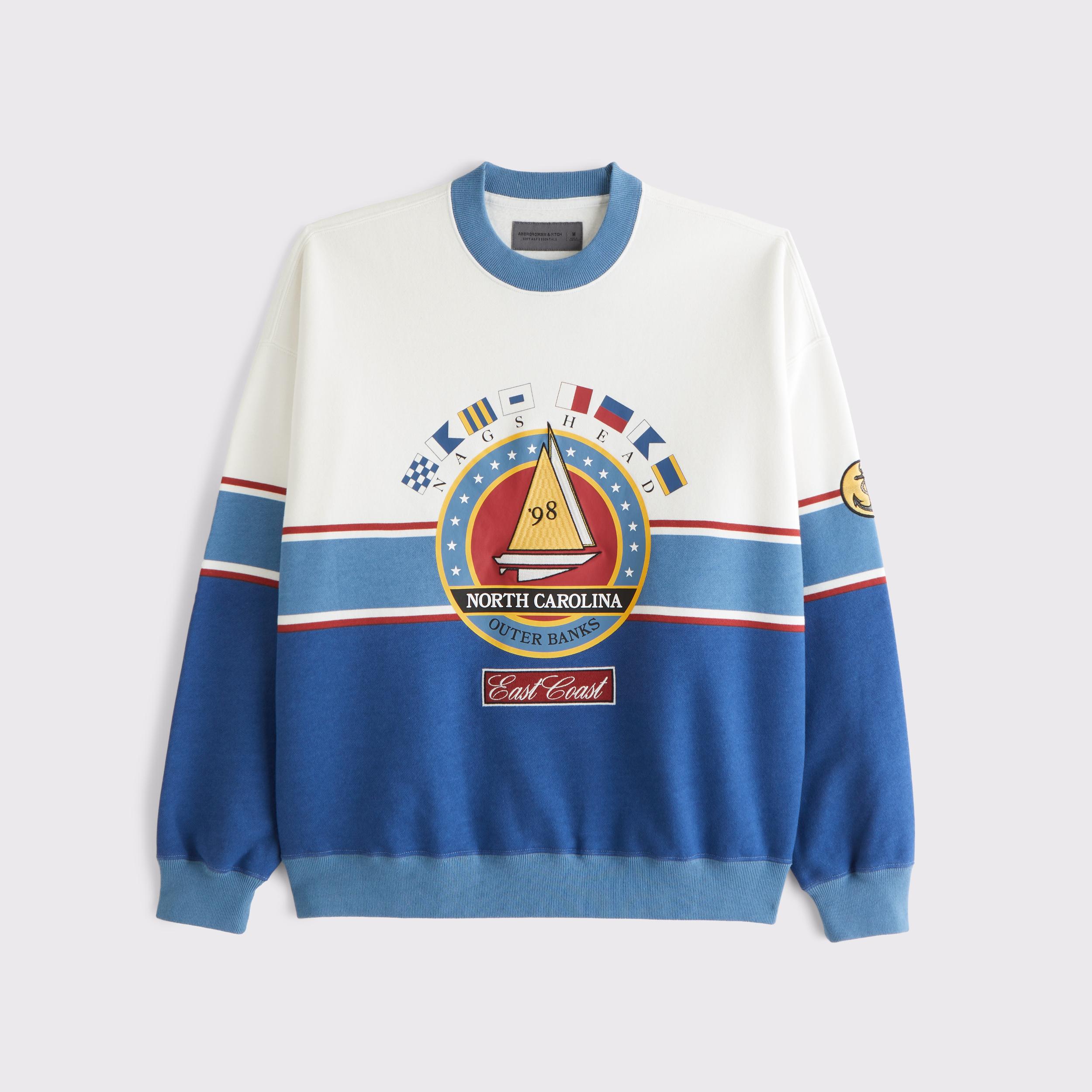 Nautical Graphic Crew Sweatshirt Product Image