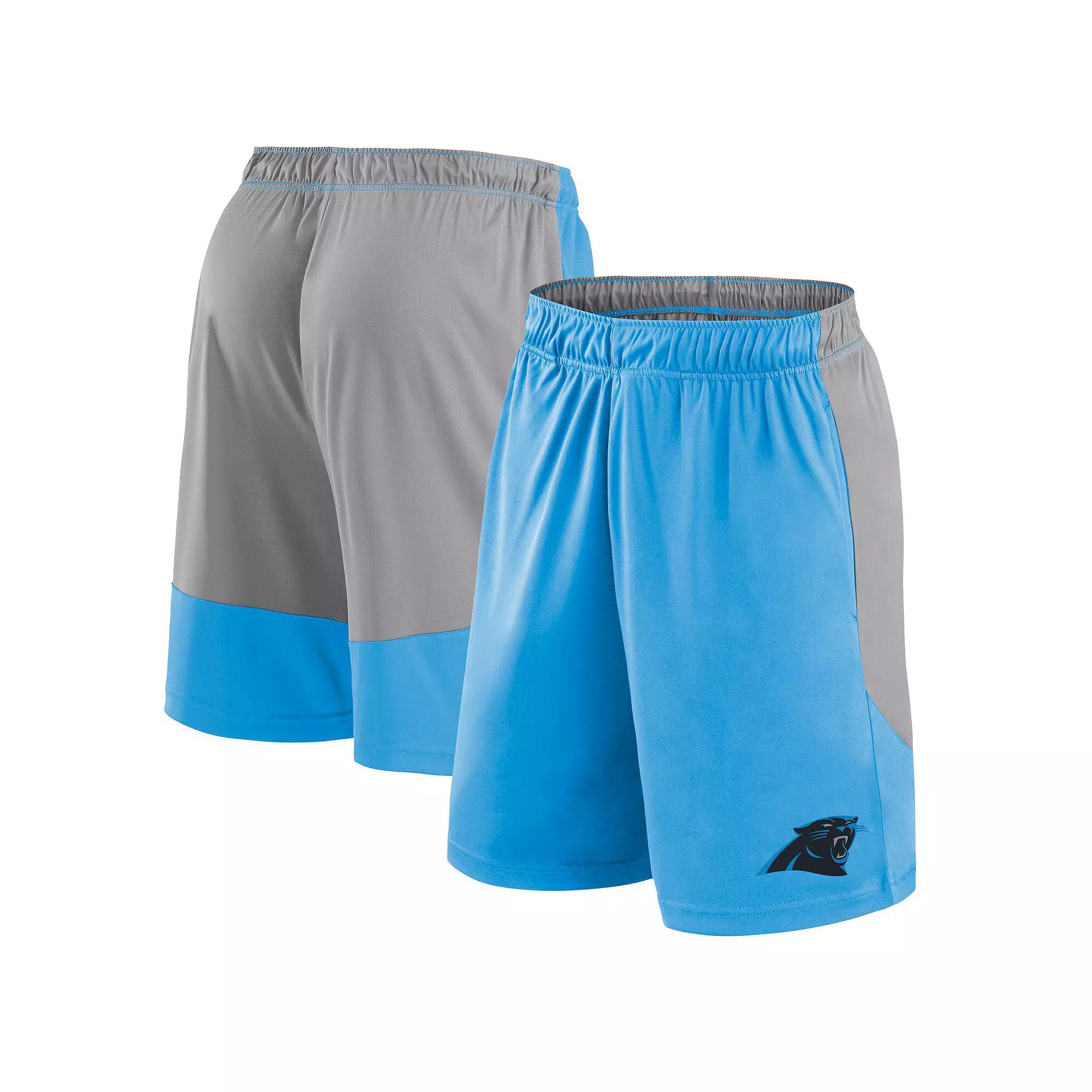 Men's Fanatics Blue Carolina Panthers Big & Tall Team Logo Shorts,  Product Image