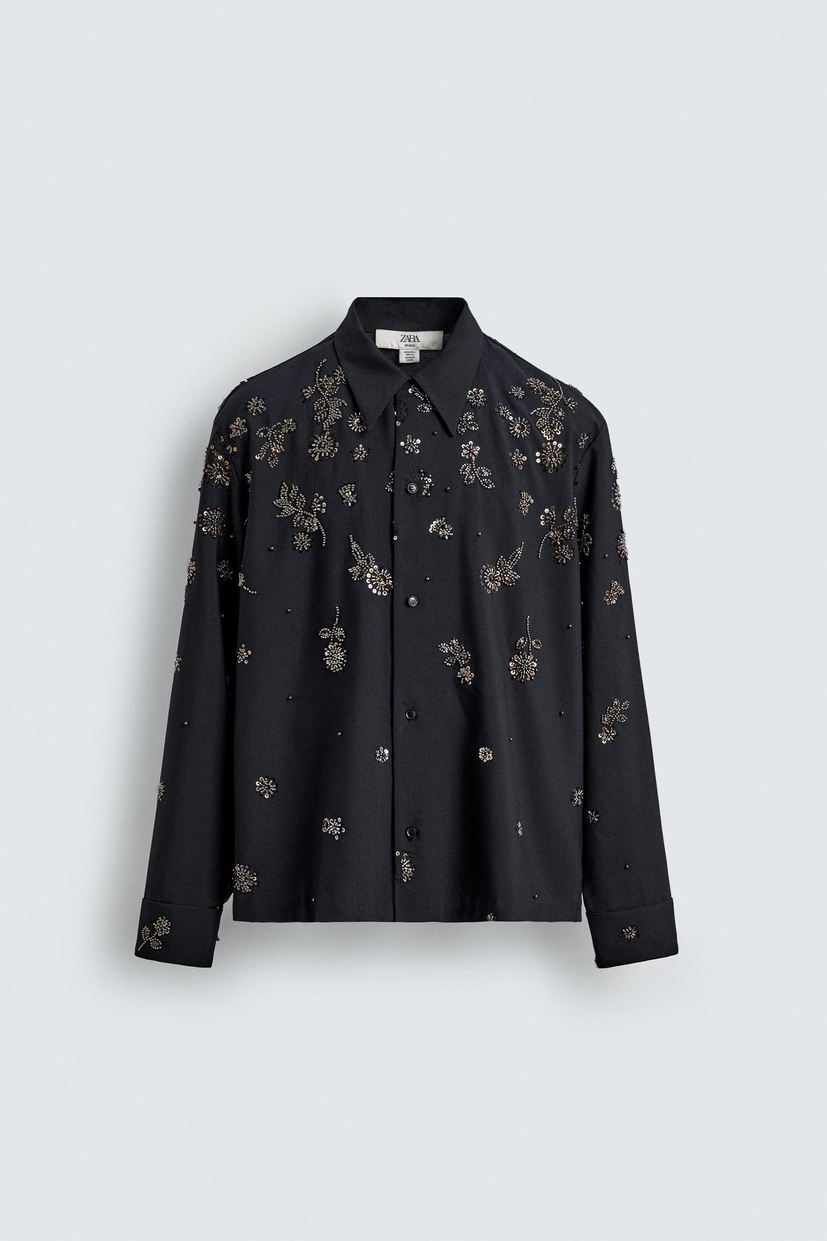 LIMITED EDITION FLOWY SEQUIN SHIRT Product Image