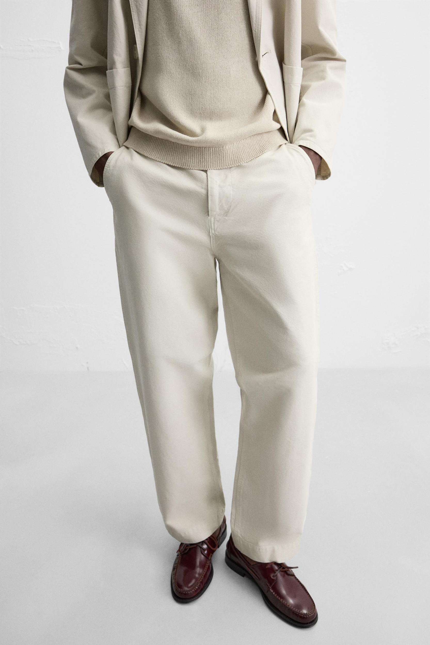 RELAXED FIT SUIT PANTS Product Image