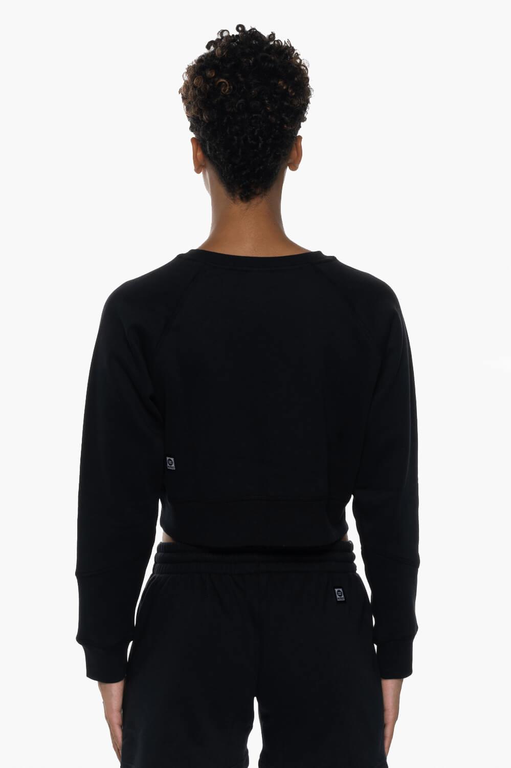 Brynn Cropped Fleece Crewneck Product Image