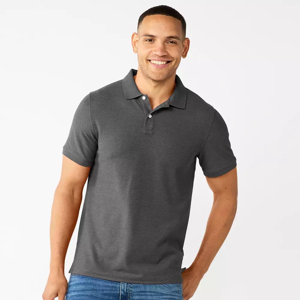 Men's Sonoma Goods For Life® Short Sleeve Pique Polo,  Product Image