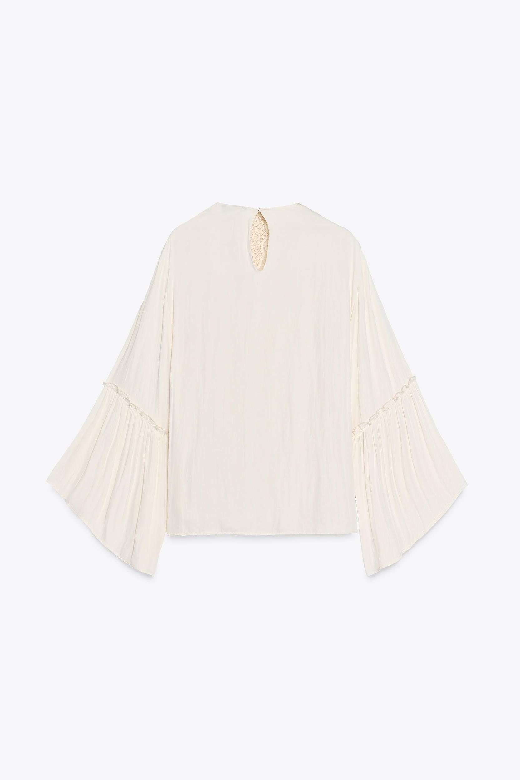 FLUID GATHERED BLOUSE Product Image
