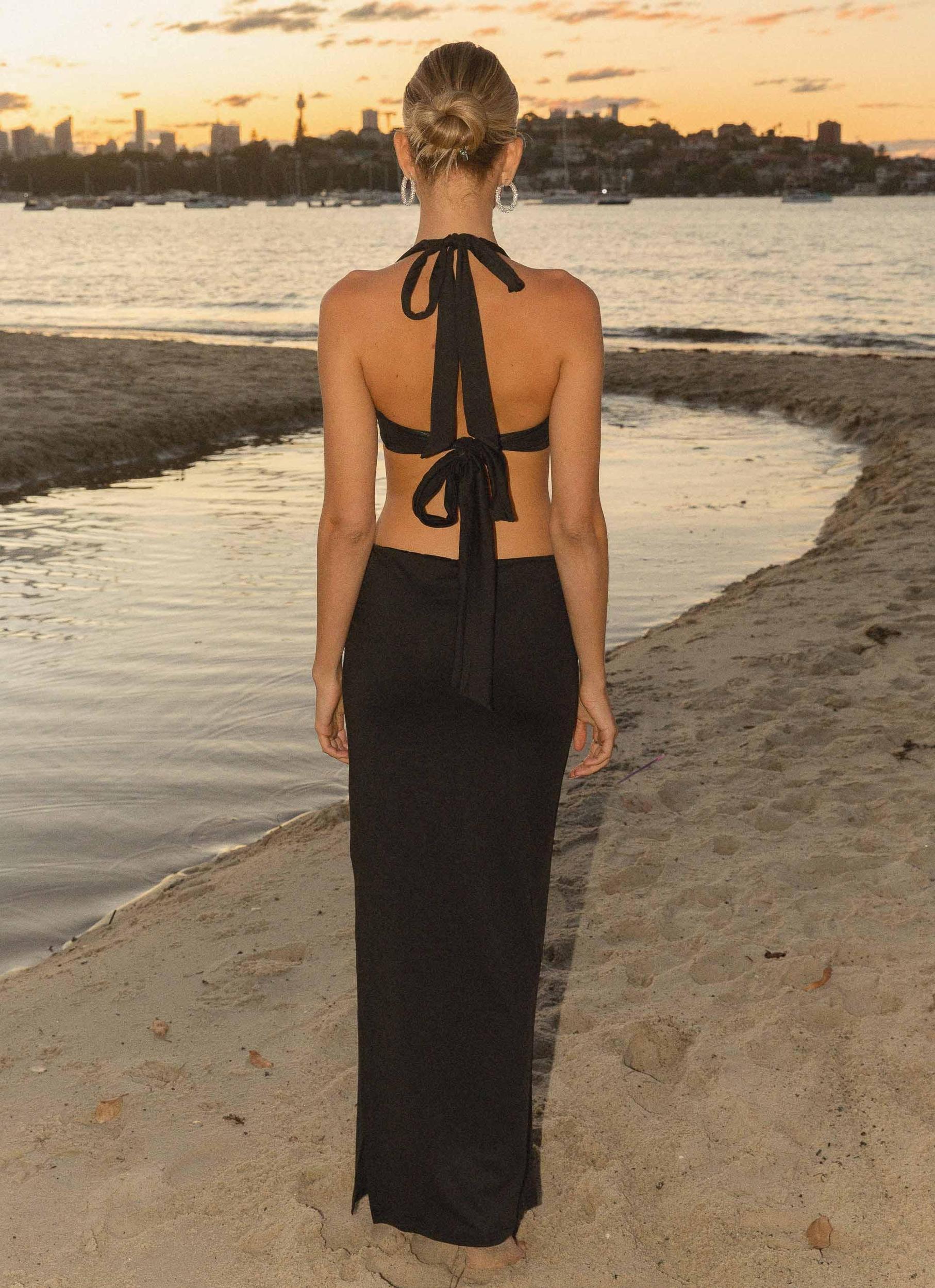 Your First Choice Ring Maxi Dress - Onyx Product Image