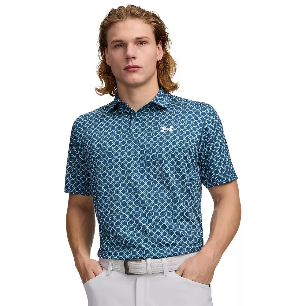 Men's Under Armour Matchplay Printed Polo,  Product Image