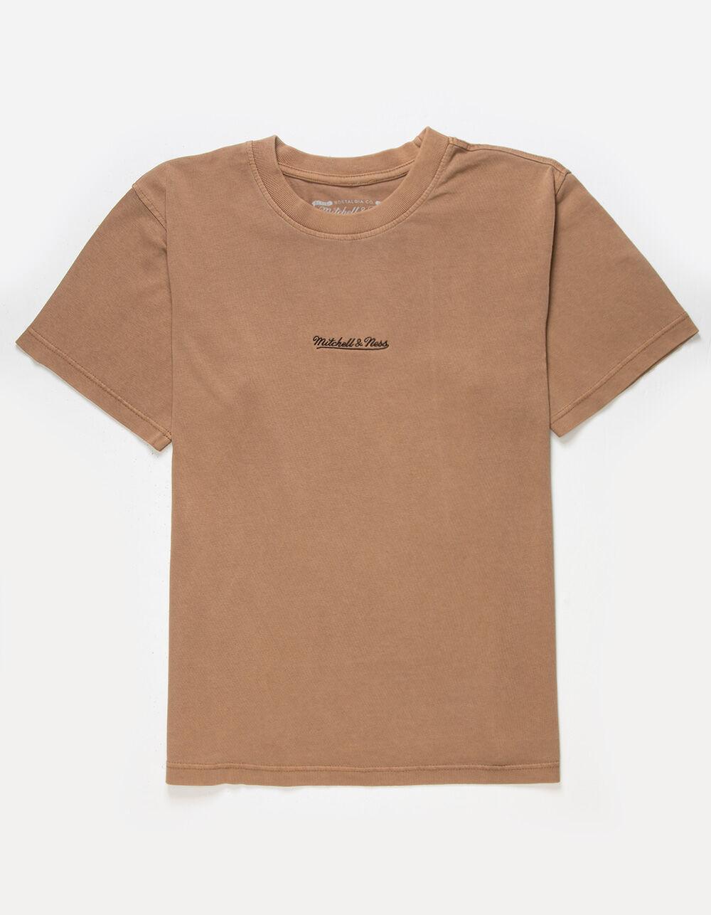 MITCHELL & NESS Branded Script Mens Tee - TAUPE Product Image