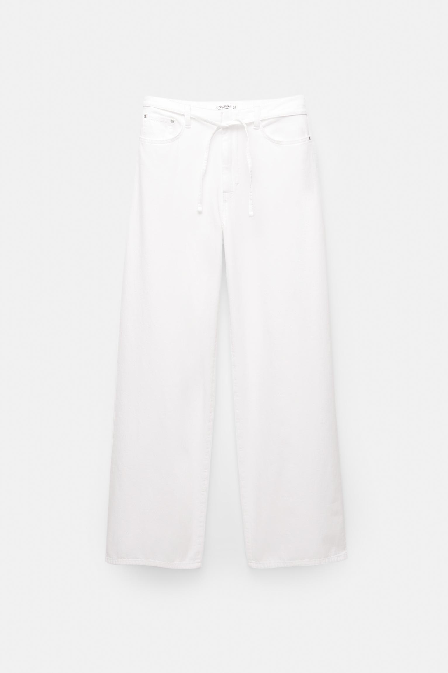 Baggy jeans with drawstring Product Image