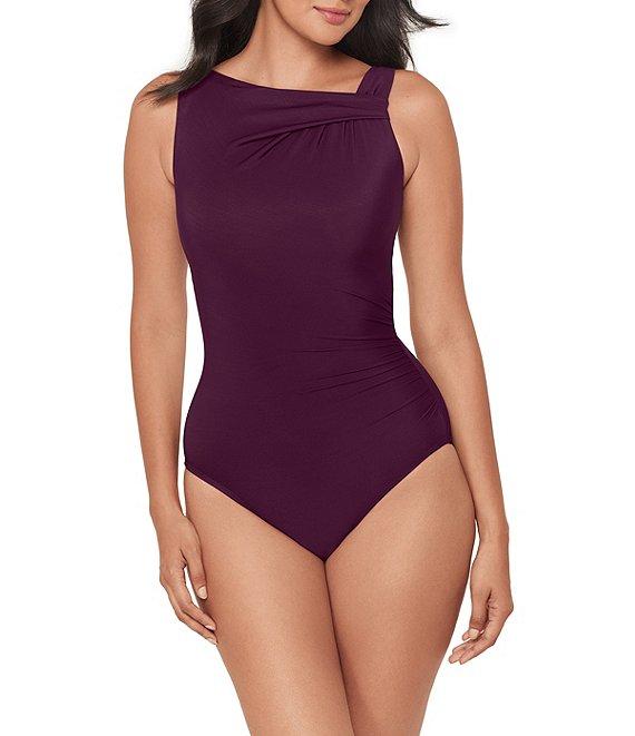 Miraclesuit Rock Solid Avra High Neck One Piece Swimsuit Product Image