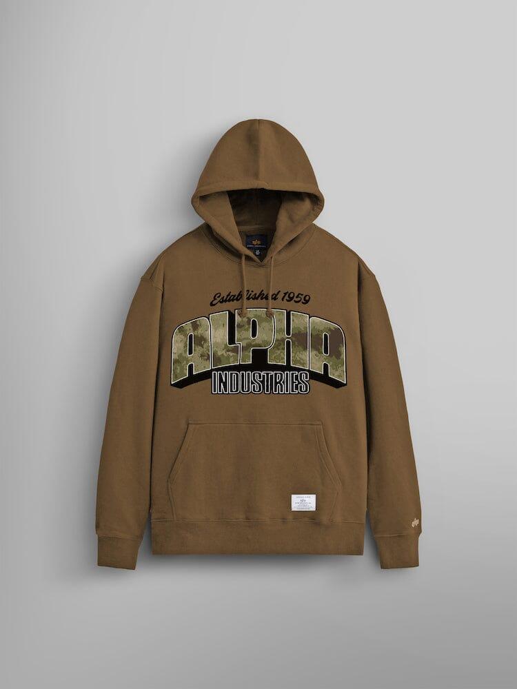 ALPHA CAMO LOGO HOODIE Unisex Product Image