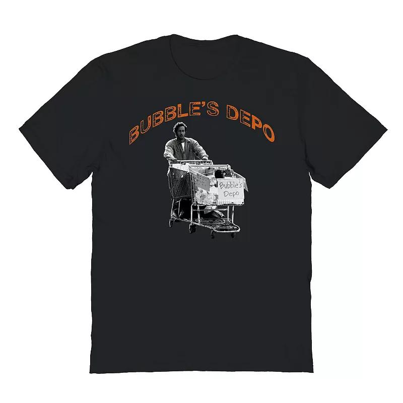 Men's Bubbles Depo The Wire Graphic Tee, Size: Small, Black Product Image