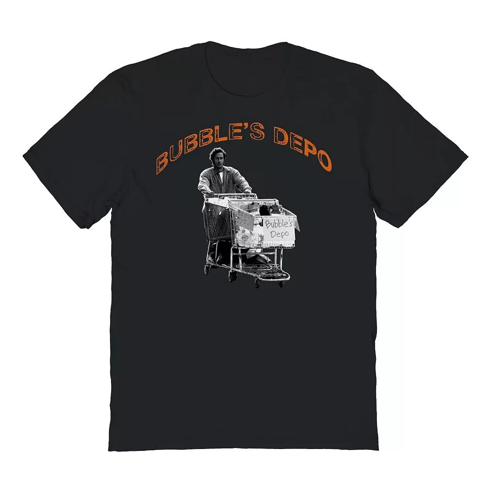 Men's Bubbles Depo The Wire Graphic Tee, Size: Small, Black Product Image