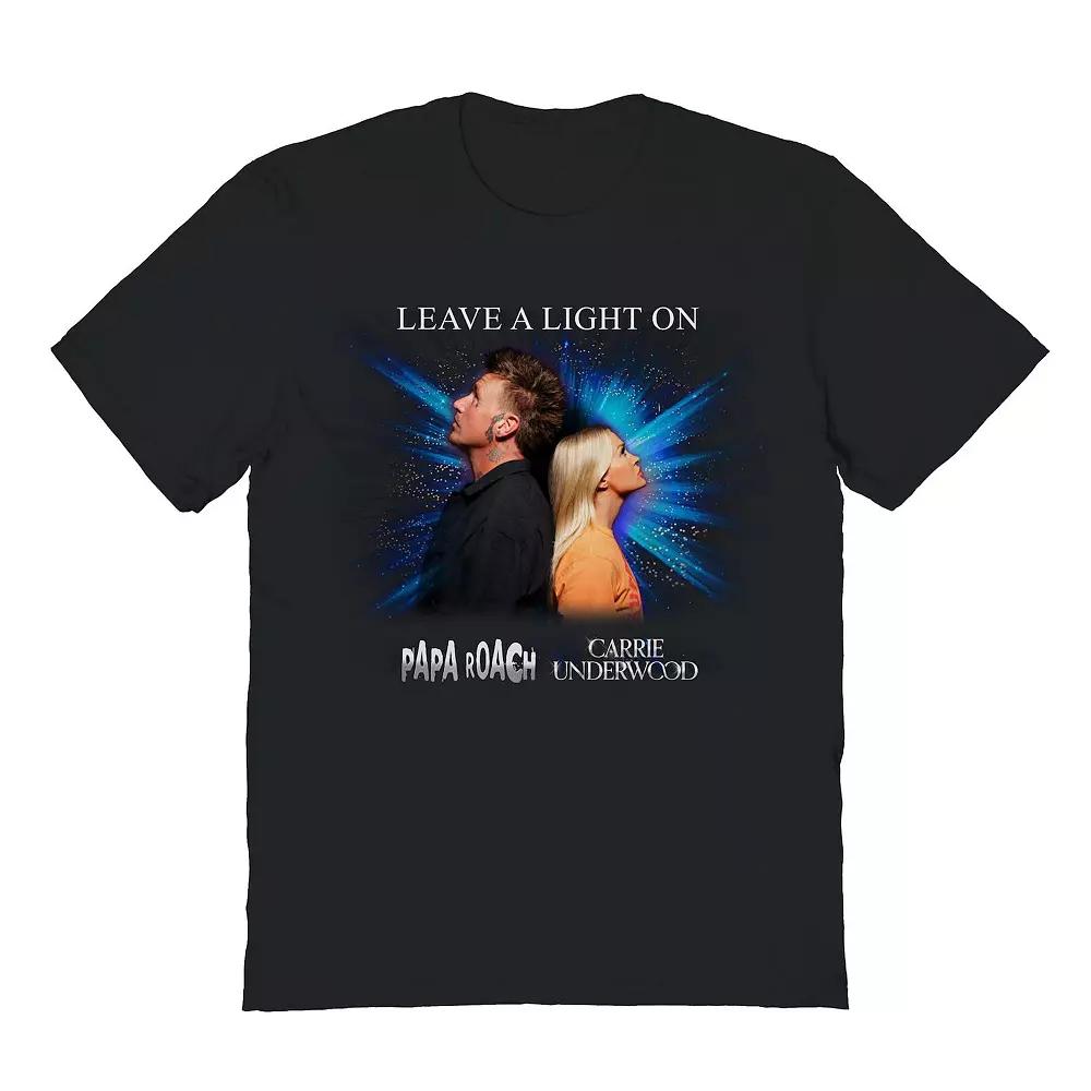 Men's Papa Roach & Carrie Underwood Leave The Light On Charity Graphic Tee, Adult Unisex,  Product Image